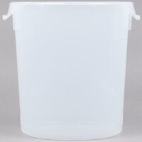 Rubbermaid 22 Qt. Translucent Round Polypropylene Food Storage Container