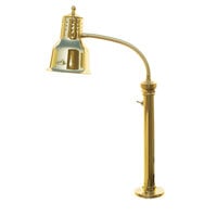 Hanson Heat Lamps ESL/FM/BR Single Bulb Flexible Heat Lamp with Brass Finish