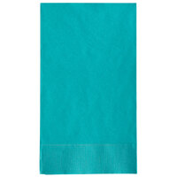Choice 15" x 17" Teal 2-Ply Paper Dinner Napkin - 125/Pack