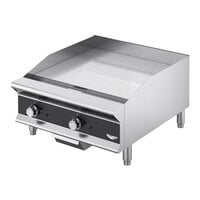 Vollrath GGMDT-24 Cayenne 24" Flat Top Gas Countertop Griddle - Thermostatic Control