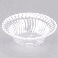 Fineline Flairware Clear 205-CL 5 oz. Plastic Bowl - 180/Case