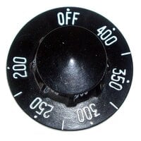 All Points 22-1339 2 1/4" Fryer / Grill / Griddle Thermostat Dial (Off, 200-400)