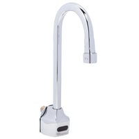 T&S EC-3101 Wall Mounted ChekPoint Sensor Faucet with 4 1/8 inch Rigid Gooseneck Spout and 2.2 GPM Aerator