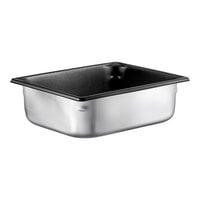 Vollrath 70242 Super Pan V® 1/2 Size 4" Deep Anti-Jam Stainless Steel SteelCoat x3 Non-Stick Steam Table / Hotel Pan - 22 Gauge