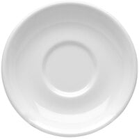 Elite Global Solutions DS Merced 5 5/8" White Coffee Saucer - 6/Case