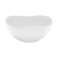 Elite Global Solutions M65OVNW Organic Bowls White Almost Oval 24 oz. Bowl
