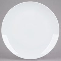 10 Strawberry Street CP0024 Classic White Coupe 12" Round Porcelain Charger Plate - 12/Case
