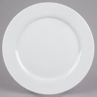 10 Strawberry Street BISTRO-24 Bistro 12" Round Bright White Porcelain Charger Plate - 12/Case