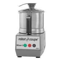 Robot Coupe BLIXER2 High-Speed 3 Qt. / 2.9 Liter Stainless Steel Batch Bowl Food Processor - 1 hp
