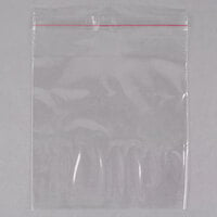 LK Packaging Plastic Lip and Tape Resealable Sandwich Bag 5" x 5" - 1000/Case