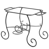 Choice Wrought Iron 4 Qt. Half Size Chafer Stand