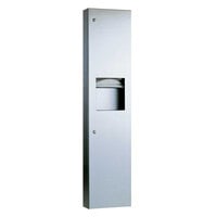 Bobrick TrimLineSeries Rectangular Paper Towel Dispenser / Waste Receptacle