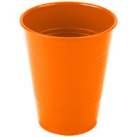 Creative Converting 28191081 16 oz. Sunkissed Orange Plastic Cup - 240/Case