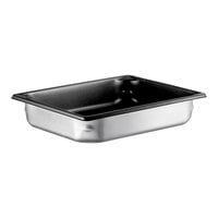 Vollrath 70022 Super Pan V® Full Size 2 1/2" Deep Anti-Jam Stainless Steel SteelCoat x3 Non-Stick Steam Table / Hotel Pan - 22 Gauge