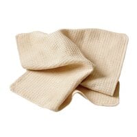 Chef Revival 18" x 18" Natural Waffle-Weave Kitchen Towel - 12/Pack