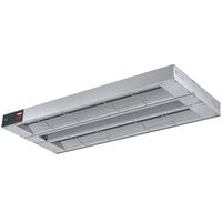 Hatco GRA-18D Glo-Ray 18" Aluminum Dual Infrared Warmer with 6" Spacer and Toggle Controls