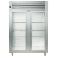 Traulsen AHT226WUT-FHG Two Section Glass Door Shallow Depth Reach In Refrigerator - Specification Line