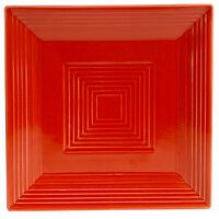 CAC TG-SQ8-R Tango 8" Red Square Plate - 24/Case