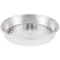 American Metalcraft HA90142P 14" x 2" Perforated Heavy Weight Aluminum Tapered / Nesting Pizza Pan