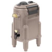 Cambro CSR5417 Camserver® 5 Gallon Dark Taupe Insulated Beverage Dispenser
