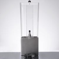 Cal-Mil 3324-3INF-55 Econo 3 Gallon Beverage Dispenser with Stainless Steel Base and Infusion Chamber - 7 1/2" x 9 1/2" x 23 1/2"