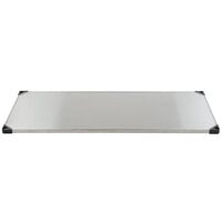 Metro 2460FS Super Erecta 24" x 60" Flat Stainless Steel Solid Shelf
