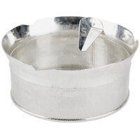 Tellier P10010 1/32" Perforated Replacement Sieve for 15 Qt. Food Mill on Stand - Tinned Steel