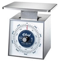 Edlund MSR-1000 OP 1000 g Stainless Steel Metric Portion Scale with Oversized 7" x 8 3/4" Platform