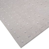 Cactus Mat 3548F-4 Anchor-Runner 4' Wide Special Cut Clear Vinyl Heavy-Duty Carpet Protection Runner Mat - 5/16" Thick