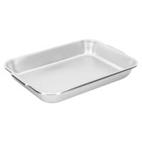 Vollrath 61250 4.75 Qt. Stainless Steel Baking and Roasting Pan with Handles - 16 1/8" x 11 1/8" x 2 1/4"