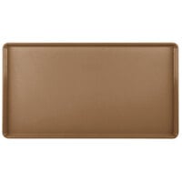 Cambro 1222D508 12" x 22" Suede Brown Dietary Tray - 12/Case