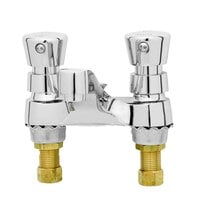 T&S B-0831 Deck Mounted Self Closing Faucet - 4" Centers