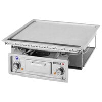 Wells 5G-G136-400 24" Drop-In Electric Countertop Griddle - 400V, 9000W