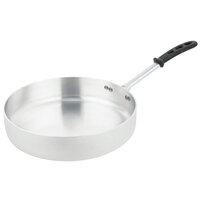 Vollrath 67735 Wear-Ever 5 Qt. Straight Sided Aluminum Saute Pan with TriVent Silicone Handle