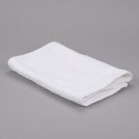 Oxford Bronze 22" x 44" White 100% Open End Cotton Bath Towel 5.75 lb.