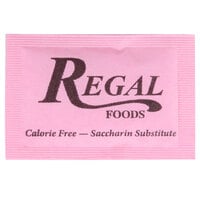 Regal Pink Saccharin Sugar Substitute Packet - 2000/Case