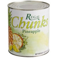 Regal #10 Can Pineapple Chunks in Natural Juice - 6/Case