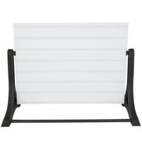 Aarco ROC-7 The Rocker Two Sided White Roadside Letterboard with Stand and Characters - 36" x 48"