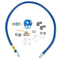 Dormont 1650KIT60 Deluxe SnapFast® 60" Gas Connector Kit with Two Elbows and Restraining Cable - 1/2" Diameter