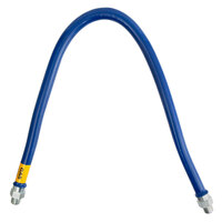 Dormont 1675BP48 Blue Hose™ 48" Stainless Steel Moveable Foodservice Gas Connector - 3/4" Diameter