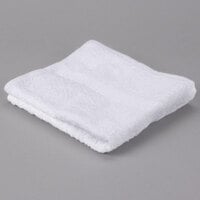 Oxford Regale 16" x 30" 100% Ring Spun Cotton Hand Towel with Dobby Border and Dobby Hemmed 4.25 lb. - 12/Pack
