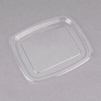 Dart C32DLR ClearPac Clear Snap-On Flat Lid for 24 and 32 oz. Plastic Containers - 63/Pack