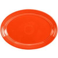 Fiesta® Dinnerware from Steelite International HL456338 Poppy 9 5/8" x 6 7/8" Oval Small China Platter - 12/Case