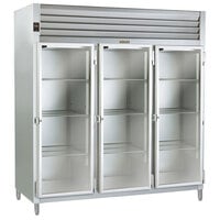 Traulsen AHF332WP-FHG Glass Door Three Section Reach In Pass-Through Heated Holding Cabinet - Specification Line