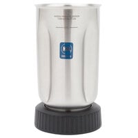 Waring 501460 32 oz. Stainless Steel Blender Jar with Black Jar Bottom Assembly for Commercial Blenders