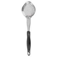 Vollrath 6422520 Jacob's Pride 5 oz. Black Perforated Oval Spoodle® Portion Spoon