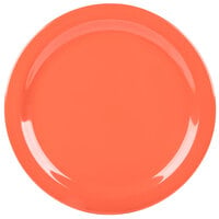 Carlisle 4350052 Dallas Ware 10 1/4" Sunset Orange Melamine Plate - 48/Case