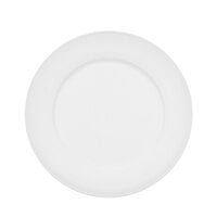 CAC TST-7 Transitions 7 1/2" Bright White Porcelain Plate - 36/Case