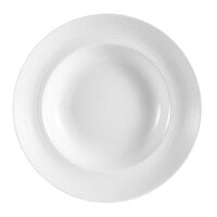 CAC HMY-133 Harmony 18 oz. Super White Porcelain Pasta Bowl - 12/Case