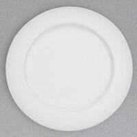 CAC HMY-21 Harmony 12" Super White Porcelain Plate - 12/Case